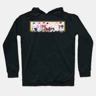 K-POP BOYS FLAT DESIGN DAEBAK Hoodie